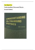 Test Bank For Understanding Ultrasound Physics Fourth Edition &ndash; Edelman Exam Questions with 100&percnt; Correct Answers&period; Latest 2026