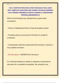 FAC-C CERTIFICATION EXAM LATEST 2025&sol;2026 ACTUAL EXAM  WITH COMPLETE QUESTIONS AND CORRECT DETAILED ANSWERS  &lpar;100&percnt; VERIFIED ANSWERS&rpar; &vert;ALREADY GRADED A&plus;&vert; &vert;&vert;PROFESSOR  VERIFIED&vert;&vert; &vert;&vert;BRANDNEW&excl;&excl;&excl;&vert;&vert;