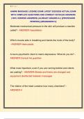 HAWAII MASSAGE LICENSE EXAM LATEST 2025&sol;2026 ACTUAL EXAM  WITH COMPLETE QUESTIONS AND CORRECT DETAILED ANSWERS  &lpar;100&percnt; VERIFIED ANSWERS&rpar; &vert;ALREADY GRADED A&plus;&vert; &vert;&vert;PROFESSOR  VERIFIED&vert;&vert; &vert;&vert;BRANDNEW&excl;&excl;&excl;&vert;&vert;