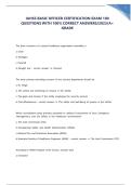 IAHSS Basic Officer Certification Exam with 100 Questions and Correct Answers 2025&sol;2026 A&plus;