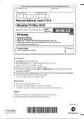 2025 Pearson Edexcel Level 3 GCE 8HI0&sol;2G History Advanced  Subsidiary PAPER 2&colon; Depth study Option 2G&period;1&colon; The rise and fall of  fascism in Italy&comma; c1911&ndash;46 Option 2G&period;2&colon; Spain&comma; 1930&ndash;78&colon; republicanism&comma;  Francoism and the re-establishment of democracy