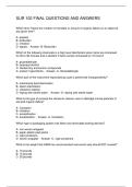 SUR 102 FINAL QUESTIONS AND ANSWERS