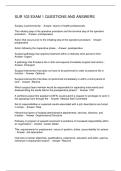SUR 102 EXAM 1 QUESTIONS AND ANSWERS