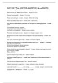 SUR 102 FINAL &lpar;EDITED&rpar; QUESTION & ANSWERS
