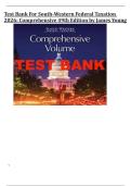 South-Western Federal  2026 Test Bank&colon; Comprehensive 49th Edition by James Young &vert;&vert;ISBN&colon;9798214043753 A&plus;