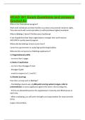 HCAD 301 Exam Questions and answers  Graded A&plus;
