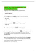 HCAD 301 Exam2 Questions and  answers Graded A&plus; 