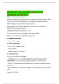 HCAD 301 Exam2 Questions and  answers Graded A&plus; 