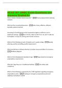 HCAD 301 Exam Questions and answers Graded A&plus;