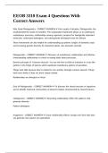 EEOB 3310 Exam 4 Questions With Correct Answers&period;