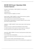 EEOB 3310 Exam 3 Questions With Correct Answers&period;