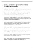 LOMA 335 EXAM QUESTIONS WITH CORRECT ANSWERS