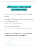 CIBTAC Level 2 Facial Exam 2026 Questions and Answers