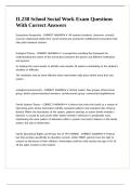 IL238 School Social Work Exam Questions With Correct Answers&period;