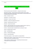 NSG 120 MIDTERM COMPLETE EXAM  2025 