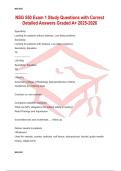 NSG 550 Exam 1 Study Questions with Correct Detailed Answers Graded A&plus; 2025-2026