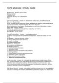 NURS 525 EXAM 1 STUDY GUIDE