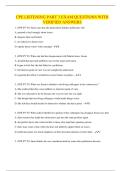 CPE LISTENING PART 3 EXAM QUESTIONS WITH VERIFIED ANSWERS