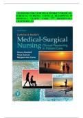 Test Bank for LeMone & Burke's Medical-Surgical Nursing&colon; Clinical Reasoning in Patient Care 7th Edition &vert; Verified Questions & Answers &vert; Latest 2025&sol;2026