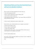 WatchGuard Network Security Essentials Exam with precise detailed solutions