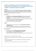 NATIONAL PESTICIDE APPLICATOR CERTIFICATION CORE MANUAL 2025-2026 ACTUAL EXAM QUESTIONS WITH CORRECT ANSWERS &lpar;VERIFIED ANSWERS&rpar; 