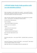 J-STD-001 Solder Study Guide questions with accurate detailed solutions 