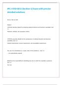 IPC J-STD-001J &lpar;Section 1&rpar; Exam with precise detailed solutions