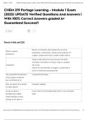 CHEM 219 Portage Learning - Module 1 Exam &lpar;2025&rpar; UPDATE Verified Questions And Answers &vert; With 100&percnt; Correct Answers graded A&plus; Guaranteed Success&excl;&excl;