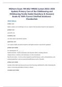 Midterm Exam&colon; NR 602&sol; NR602 &lpar;Latest 2025&sol; 2026 Update&rpar; Primary Care of the Childbearing and Childrearing Family Guide&vert; Questions & Answers&vert; Grade A&vert; 100&percnt; Correct &lpar;Verified Solutions&rpar;- Chamberlain