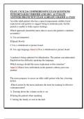 EXAM 1 NUR 216 COMPREHENSIVE EXAM QUESTIONS  WITH DETAILED VERIFIED AND 100&percnt; ACCURATE  ANSWERS BRAND NEW EXAM ALREADY GRADED A&plus; PASS