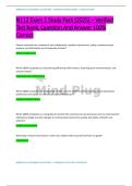 N112 Exam 1 Study Pack &lpar;2025&rpar; &ndash; Verified Test Bank&comma; Question And Answer 100&percnt; Correct