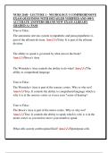 NURS 216B - LECTURE 1 - NEUROLOGY I COMPREHENSIVE  EXAM QUESTIONS WITH DETAILED VERIFIED AND 100&percnt;  ACCURATE ANSWERS BRAND NEW EXAM ALREADY  GRADED A&plus; PASS