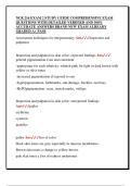 NUR 216 EXAM 2 STUDY GUIDE COMPREHENSIVE EXAM  QUESTIONS WITH DETAILED VERIFIED AND 100&percnt;  ACCURATE ANSWERS BRAND NEW EXAM ALREADY  GRADED A&plus; PASS 