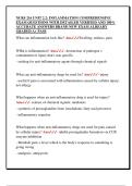 NURS 216 UNIT 2&period;2&colon; INFLAMMATION COMPREHENSIVE  EXAM QUESTIONS WITH DETAILED VERIFIED AND 100&percnt;  ACCURATE ANSWERS BRAND NEW EXAM ALREADY  GRADED A&plus; PASS 