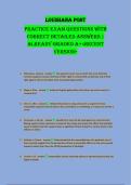 LOUISIANA POST PRACTICE EXAM QUESTIONS WITH CORRECT DETAILED ANSWERS &vert; ALREADY GRADED A&plus;<recent version>