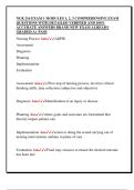 NUR 216 EXAM 1 MODULES 1&comma; 2&comma; 3 COMPREHENSIVE EXAM  QUESTIONS WITH DETAILED VERIFIED AND 100&percnt;  ACCURATE ANSWERS BRAND NEW EXAM ALREADY  GRADED A&plus; PASS