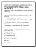 ARIZONA NUR 216 FINAL EXAM  COMPREHENSIVE EXAM  QUESTIONS WITH DETAILED VERIFIED AND 100&percnt;  ACCURATE ANSWERS BRAND NEW EXAM ALREADY  GRADED A&plus; PASS