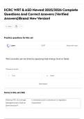 IICRC WRT & ASD Newest 2025&sol;2026 Complete  Questions And Correct Answers &lpar;Verified  Answers&rpar;&vert;Brand New Version&excl;