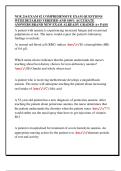 NUR 216 EXAM &num;2 COMPREHENSIVE EXAM QUESTIONS  WITH DETAILED VERIFIED AND 100&percnt; ACCURATE  ANSWERS BRAND NEW EXAM ALREADY GRADED A&plus; PASS 