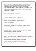 NUR 216 EXAM 3 COMPREHENSIVE EXAM QUESTIONS  WITH DETAILED VERIFIED AND 100&percnt; ACCURATE  ANSWERS BRAND NEW EXAM ALREADY GRADED A&plus; PASS 