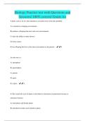 Biology Practice test with Questions and Answers&sol; 100&percnt; correct&sol; Grade A&plus;