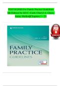 Test Bank for Family Practice Guidelines 6th Edition by Jill C&period; Cash &ndash; Latest 2025&sol;2026 Update&rdquo;
