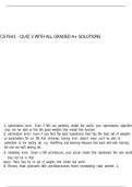 CS7643 - Quiz 3 exam with all graded a&plus; solutions