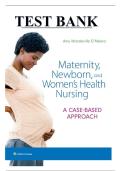 Test Bank For Maternity&comma; Newborn&comma; and Women's Health Nursing&colon; A Case-Based Approach First Edition by Dr&period; Amy O'Meara&vert;&vert;ISBN NO&colon;10&comma; 1496368215&vert;&vert;ISBN NO&colon;13&comma; 978-1496368218&vert;&vert;All Chapters&vert;&vert;Complete Guide A&plus;