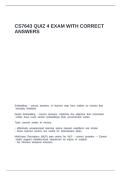 CS7643 QUIZ 4 EXAM WITH CORRECT ANSWERS