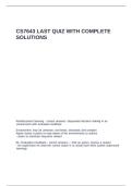 CS7643 LAST QUIZ WITH COMPLETE SOLUTIONS