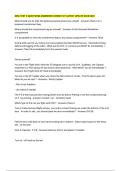 SWA BUNDLED QUESTIONS ANSWERED CORRECTLY LATEST UPDATE 2026&sol;2027