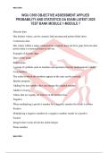 WGU C955 OBJECTIVE ASSESSMENT APPLIED PROBABILITY AND STATISTICS OA EXAM LATEST 2025 TEST BANK MODULE 1-MODULE 7