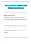 WGU patho D236 - Goodluck &excl; Exam 2026 Questions and Answers