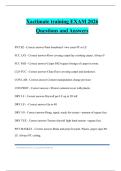 Xactimate training EXAM 2026 Questions and Answers